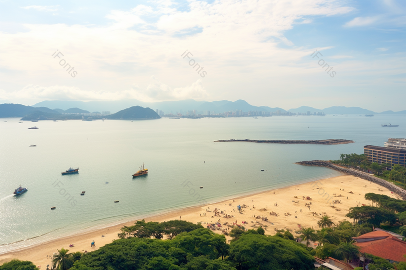鼓浪屿海边夏季旅行船舶实拍摄影图,高清,摄影图,摄影图片,图片大全,摄影图免费下载